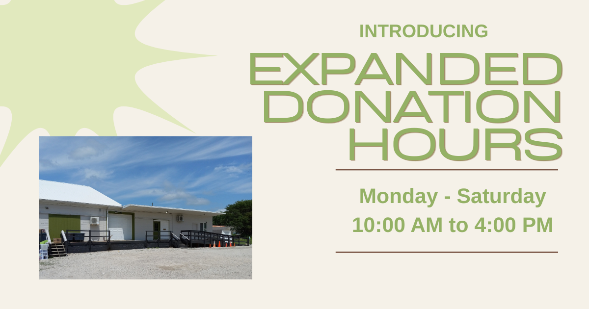 Expanded donation hours